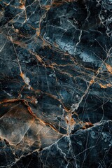 Detailed close up of a black marble surface, ideal for background use
