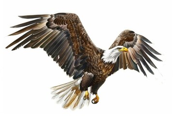 A majestic eagle soaring through the sky. Perfect for nature and wildlife themes