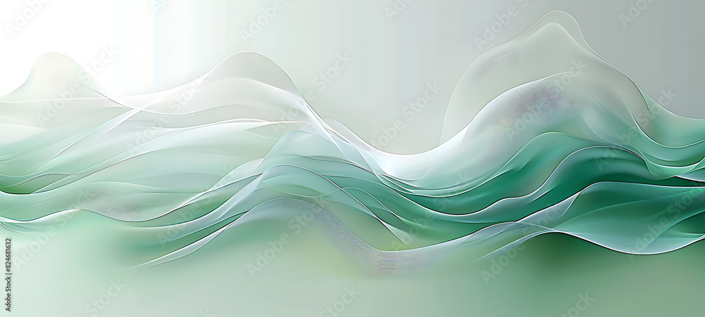 Sticker  background, geometric pattern of waves - Architectural, financial, corporate and business brochure template