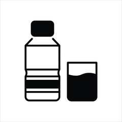 Mineral Water vector icon