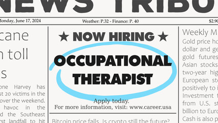 Occupational therapist medical career