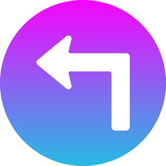 Turn Left Icon