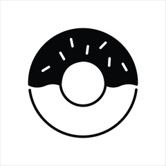 Donut vector icon