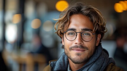 Obraz premium Embracing Identity: Transgender Man Successfully Navigating a Job Interview in a Contemporary Workplace