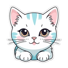 Cute kawaii cat