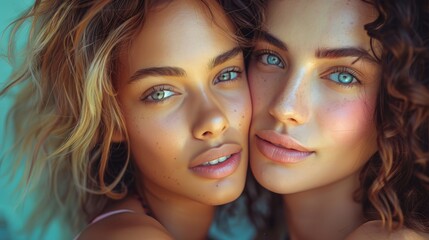 Unbreakable Bond: Supportive Mother and Transgender Daughter Embracing Culture at Event