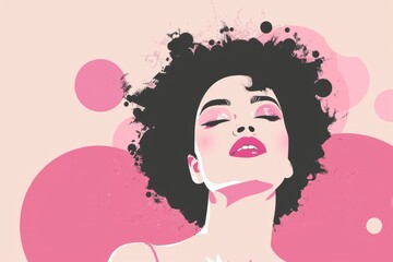 A striking neon-colored portrait of a woman against a graffiti-covered brick wall, exuding urban street art charm.. Beautiful simple AI generated image in 4K, unique.