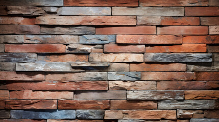 Rustic Wall Design Background: Brickwork Legacy