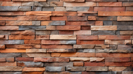 Fototapeta premium Classic Brick Wall Texture Background: Rustic Revival