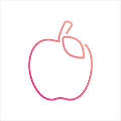 Apple vector icon