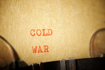 Cold war phrase
