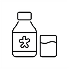 Soju vector icon