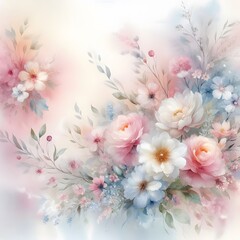 Elegant Floral Designs Stunning Botanical Art for Your Projects  Microstock Image