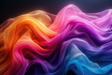 Fototapeta premium abstract color fabric floating background wallpaper design imagesabstract color fabric floating background wallpaper design images