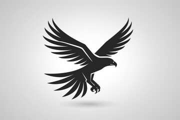 Fototapeta premium Majestic bird of prey with wings outstretched, perfect for wildlife designs