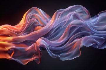 Obraz premium abstract color fabric floating background wallpaper design imagesabstract color fabric floating background wallpaper design images