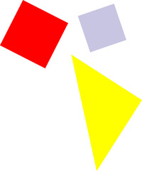 Geometric colorful shape 