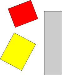 Geometric colorful shape 