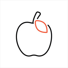 Apple vector icon