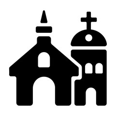 Belgium church solid icon is up for premium use 