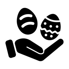 Have a look at easter eggs solid icon 