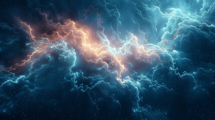 Storm water lightning sky blue texture