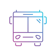 Bus vector icon