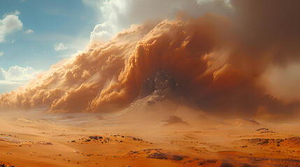 a very terrible sandstorm disaster