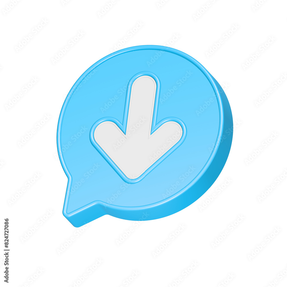 Poster trendy and modern icon in 3d style for web design