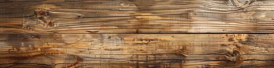 Wood Texture. Old Rustic Light Wooden Background for Panoramic Banner