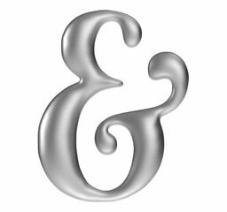 and symbol  elegant bold text isolated