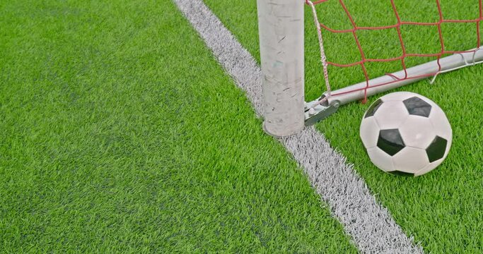 Soccer field impressions - Goal or miss  - Handheld shot