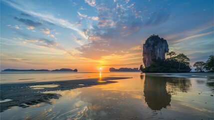 Tranquil sunset and sunrise scenes by rivers and seas, reflecting the beauty of nature with colorful skies, serene waters, and lush shorelines