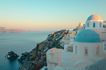 Greek seaside houses