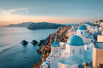 Greek seaside houses