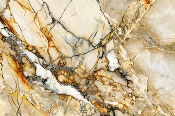 Delicate veins of marble twist and turn, creating an intricate tapestry of natural beauty.
