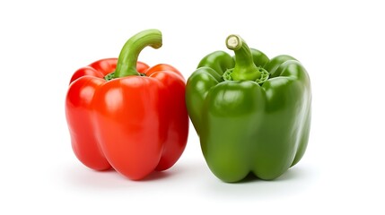 red and yellow peppers
