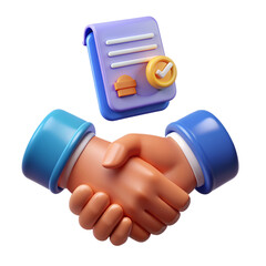 business handshake illustration