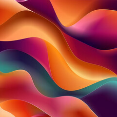 Abstract background with smooth shape, Wallpaper, Generative AI