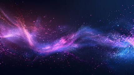 Obraz premium Glowing wavy lines background