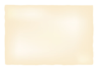 ふちのゆるい羊皮紙