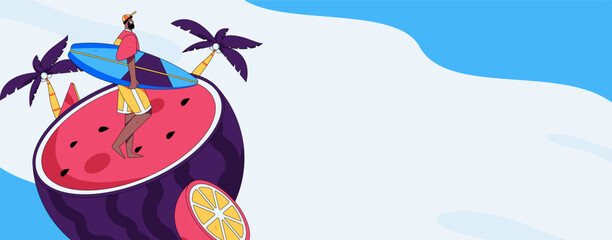 24 Solar Terms, Great Heat Characters Flat Vector Concept Operation Hand Drawn Illustration
