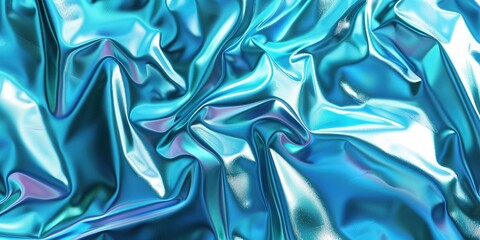 Abstract blue holographic background
