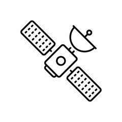 Satellite vector icon