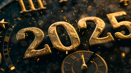 2025 Happy New Year design