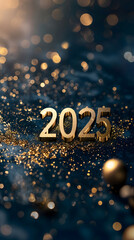 2025 Happy New Year design