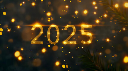 2025 Happy New Year design