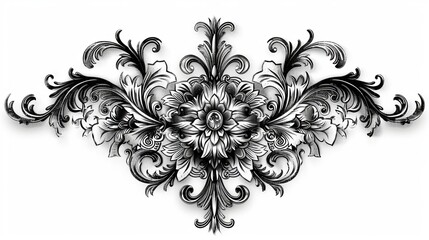 The Gothic ornament frame graphics pattern is a beautiful calligraphic pattern in PNG format.