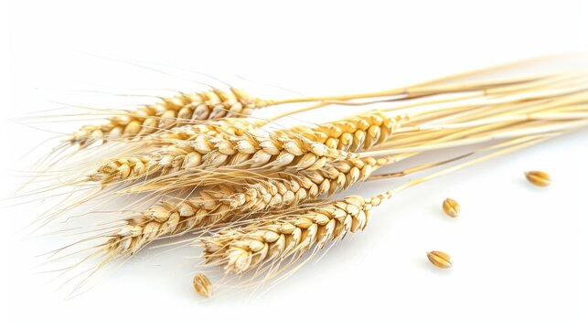 This is an AI-generated image generated by rawpixel that shows the ears of wheat food agriculture triticale.