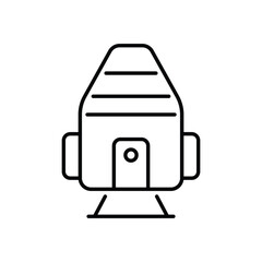 Space Capsule vector icon
